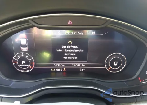 2017 Audi A4 2.0T Premium из США, поврежденный, VIN WAUENAF49HN001599